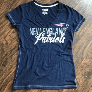 NFL patriots navy blue T-shirt